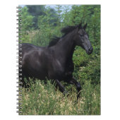 Thoroughbred Horse Runin Grass Notitieboek (Voorkant)