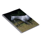Thoroughbred Horse Standing by Fence Notitieboek (Rechterzijde)
