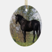 Thoroughbred Horse Standing Keramisch Ornament (Rechts)