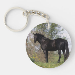 Thoroughbred Horse Standing Sleutelhanger