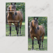 Thoroughbred Horse Visitekaartje (Voorkant / Achterkant)