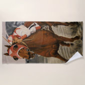 Thoroughbred Horse Winning Race Strandlaken (Voorkant)