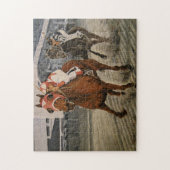Thoroughbred Horse Wins Race Legpuzzel (Verticaal)