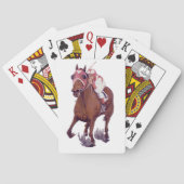 Thoroughbred Horse Wins Race Pokerkaarten (Achterkant)