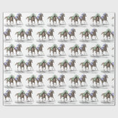 Thoroughbred Horses Racing Cadeaupapier (Vlak)