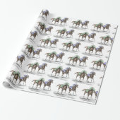 Thoroughbred Horses Racing Cadeaupapier (Uitgerold)