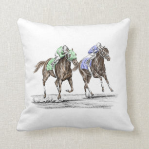 Thoroughbred Horses Racing Kussen