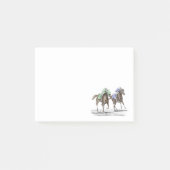 Thoroughbred Horses Racing Post-it® Notes (Voorkant)