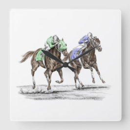 Thoroughbred Horses Racing Ronde Klok
