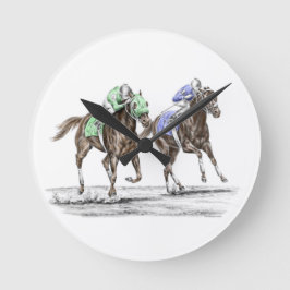 Thoroughbred Horses Racing Ronde Klok