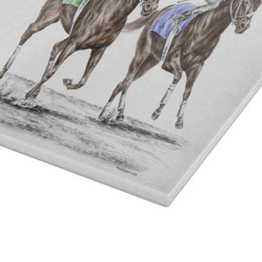 Thoroughbred Horses Racing Snijplank (Hoek)