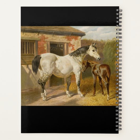 Thoroughbred Mare and Foal Planner (Achterkant)