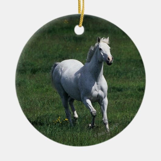 Thoroughbred Mare Keramisch Ornament (Voorkant)