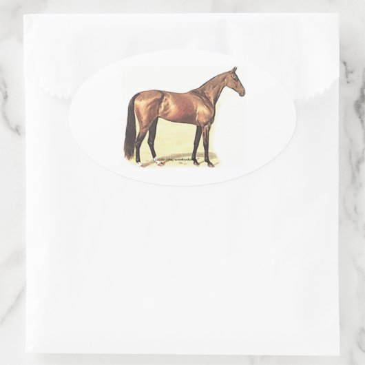 Thoroughbred Ovale Sticker (Tas)