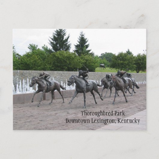 Thoroughbred Park Downtown Lexington, ... Briefkaart (Voorkant)