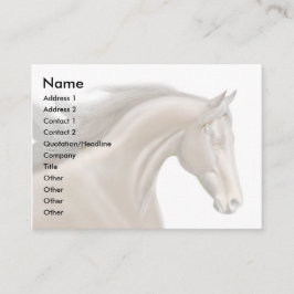 Thoroughbred Profile Card Visitekaartje