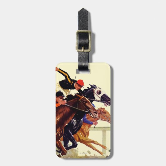 Thoroughbred Race Bagagelabel (Voorkant verticaal)