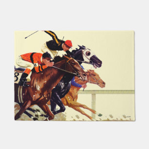 Thoroughbred Race Deurmat