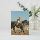 Thoroughbred Race Horse Briefkaart (Staand voorkant)