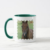 Thoroughbred Race Horse Coffee Mok (Links)