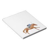 Thoroughbred Race Horse Notitieblok (Schuin)