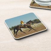 Thoroughbred Race Horse Set Onderzetters (Linkerzijde)