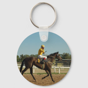 Thoroughbred Race Horse Sleutelhanger