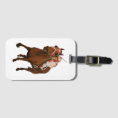 Thoroughbred Race Horse Wins Classic Bagagelabel (Voorkant (horizontaal))