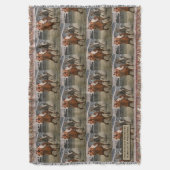 Thoroughbred Race Horse Wins Deken (Voorkant Verticaal)