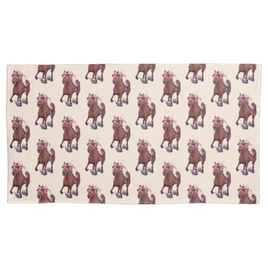 Thoroughbred Race Horse Wins Kussensloop (Voorkant)