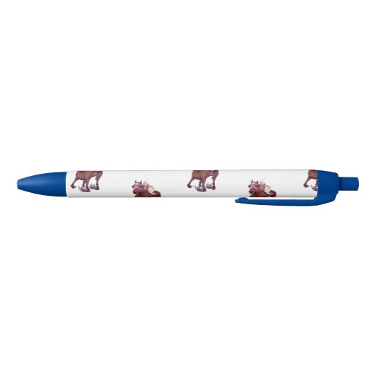 Thoroughbred Race Horse Wins Zwarte Inkt Pen (Bodem)