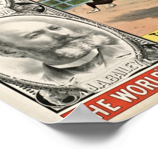 Thoroughbred Race Horses Circus Poster (Hoek)