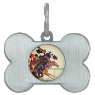 Thoroughbred Race Huisdieren Naamplaatje