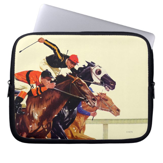 Thoroughbred Race Laptop Sleeve (Voorkant)