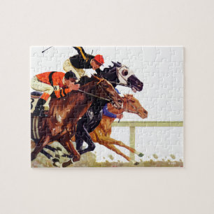 Thoroughbred Race Legpuzzel