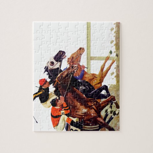 Thoroughbred Race Legpuzzel (Verticaal)