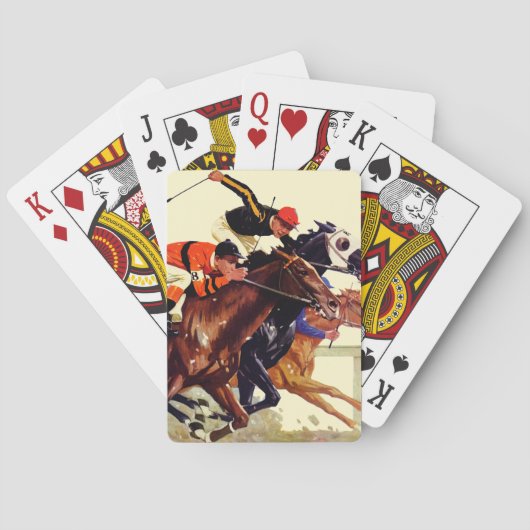 Thoroughbred Race Pokerkaarten (Achterkant)
