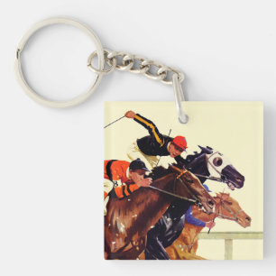 Thoroughbred Race Sleutelhanger