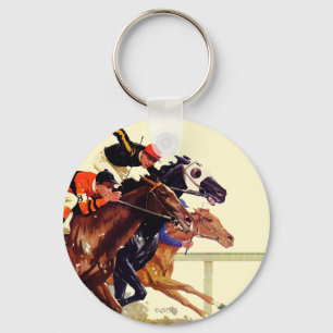 Thoroughbred Race Sleutelhanger