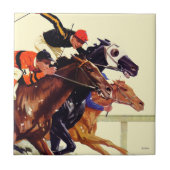 Thoroughbred Race Tegeltje (Voorkant)