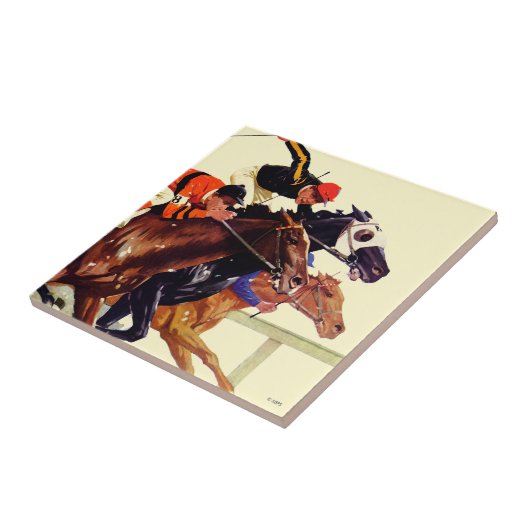 Thoroughbred Race Tegeltje (Zijkant)