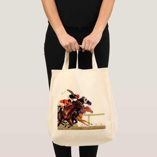 Thoroughbred Race Tote Bag (Voorkant (product))