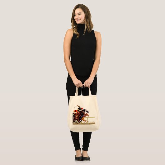 Thoroughbred Race Tote Bag (Voorkant (model))