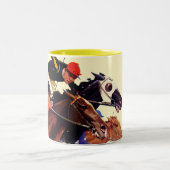 Thoroughbred Race Tweekleurige Koffiemok (Center)