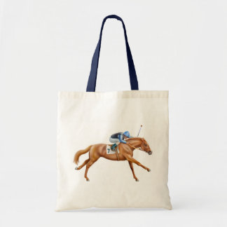 Thoroughbred Racehorse Canvas tas