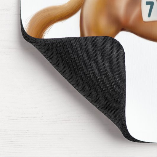 Thoroughbred Racehorse Mousepad Muismat (Hoek)