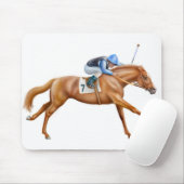 Thoroughbred Racehorse Mousepad Muismat (Met muis)