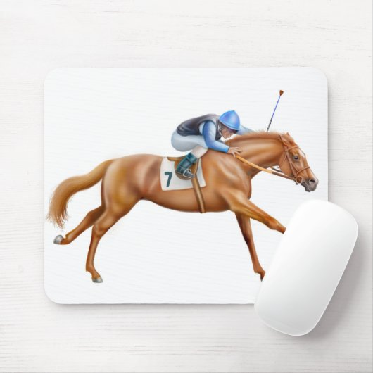 Thoroughbred Racehorse Mousepad Muismat (Met muis)