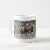 Thoroughbred Racing Mok (Voorkant links)