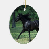 Thoroughbred Running Keramisch Ornament (Rechts)